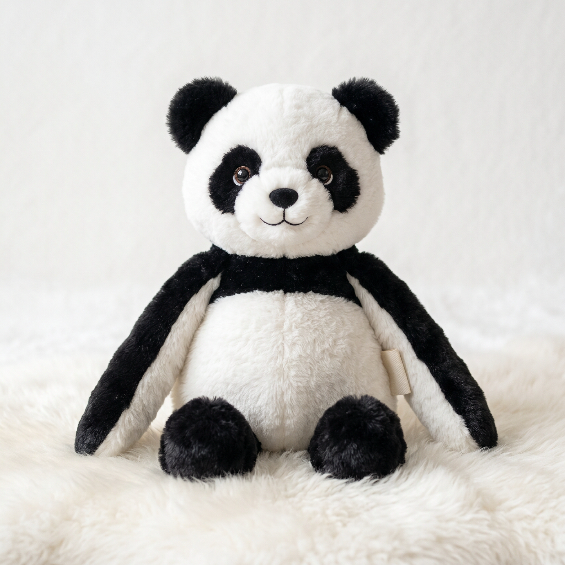 Penny the Panda — Pluffio weighted plushie product shot