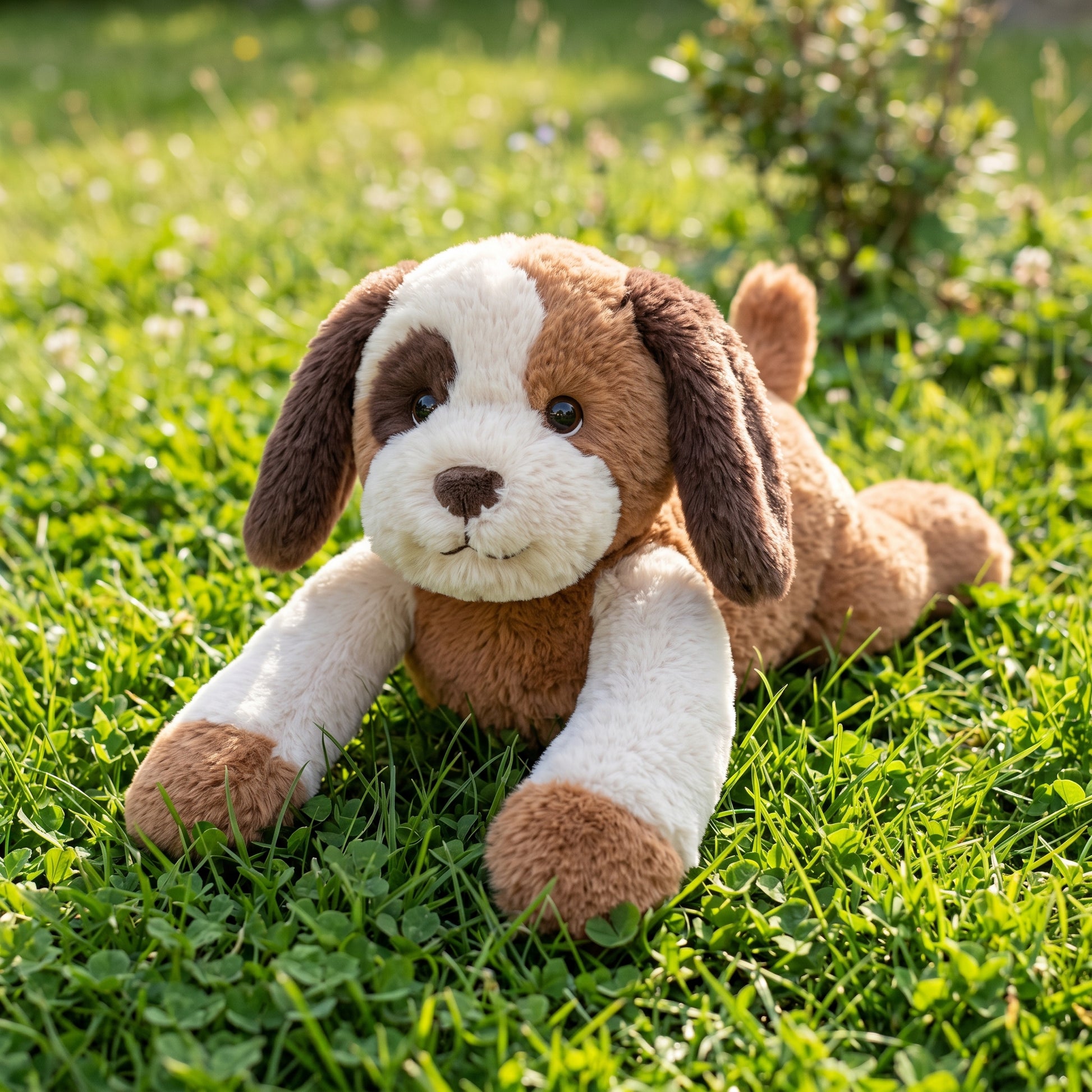 Pedro the Pup — Pluffio weighted plushie product shot